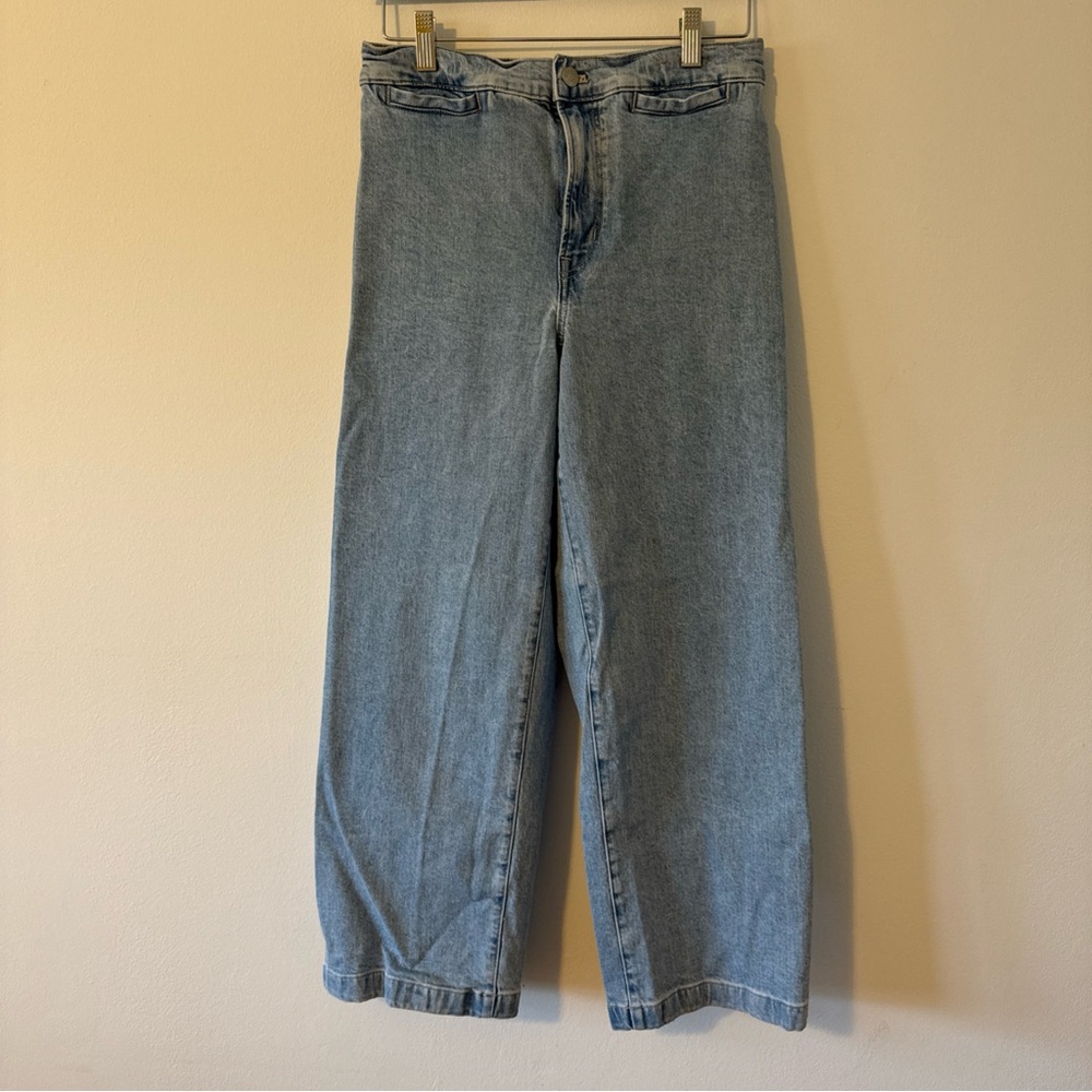 Madewell Blue Wide Leg Flare Jeans